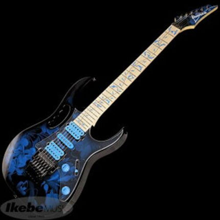 Ibanez JEM77P-BFP Steve Vai Signature Model Premium Series Blue Floral Pattern