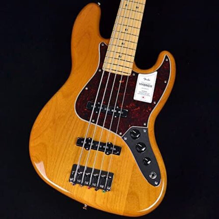 Fender Made in Hybrid II Jazz Bass V Vintage Natural Electric Bass