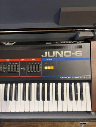 Roland Keyboard Synthesizer Analog Electronic Piano 61 key Black Juno-6