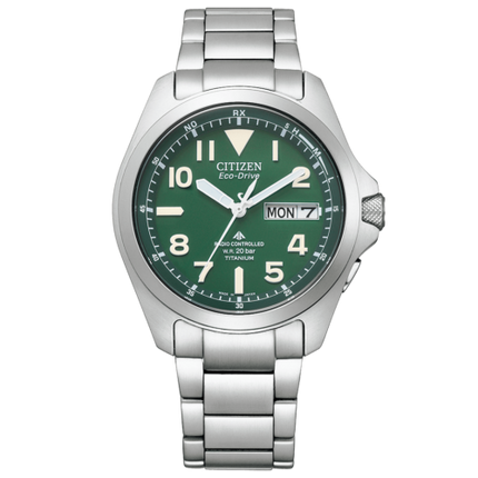 CITIZEN PROMASTER PMD56-2951 Green Eco Drive Titanium Men's Watch in Box