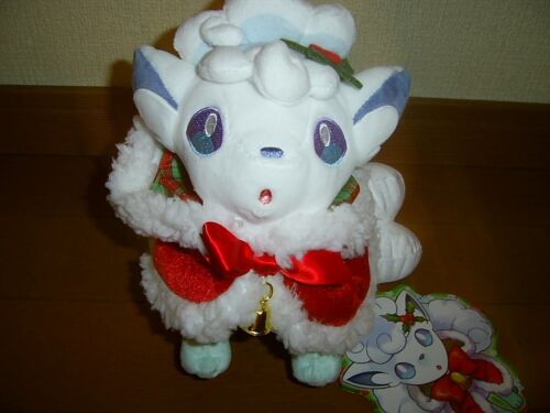 Pokemon Center Original Plush Doll Alolan Vulpix Rokon Christmas 2017