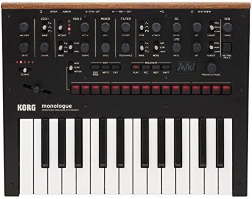 KORG monologue BK Monophonic Analogue Synthesizer Black