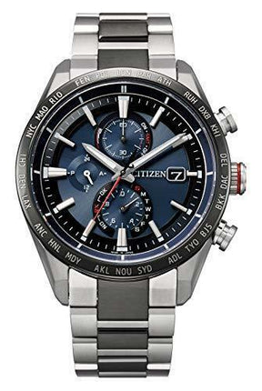 Citizen Attesa AT8186-51L Eco-Drive Radio Titanium Men`s Watch