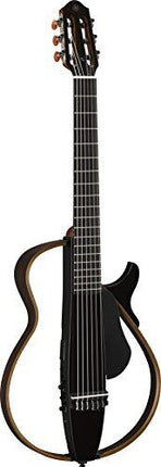 YAMAHA Silent Acoustic Guitar Nylon Strings Translucent Black SLG200N TBL