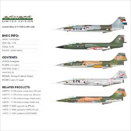 NATO Fighter Limited Edition Model Kit Eduard Models ?F-104G