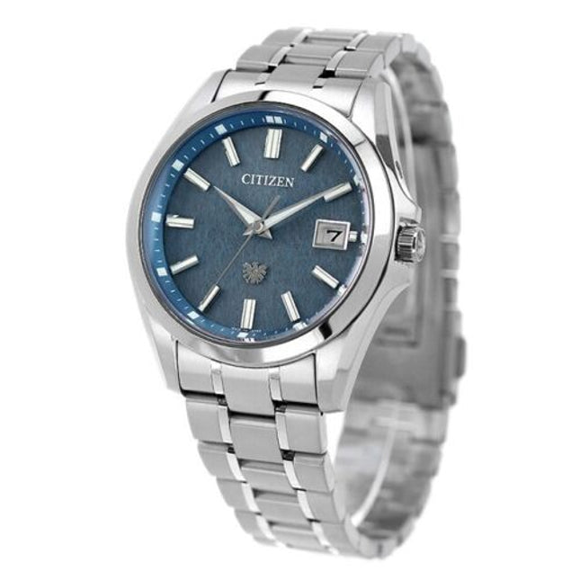 CITIZEN AQ4091-56M Eco-Drive Watch Men's Titanium Solar Analog Blue PSL