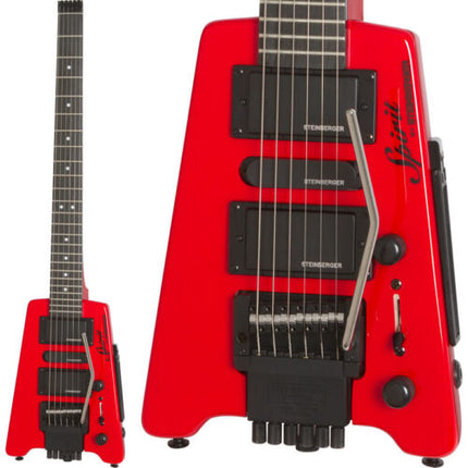 STEINBERGER Spirit GT-PRO Deluxe Series Headless Electric Guitar Hot Rod Red