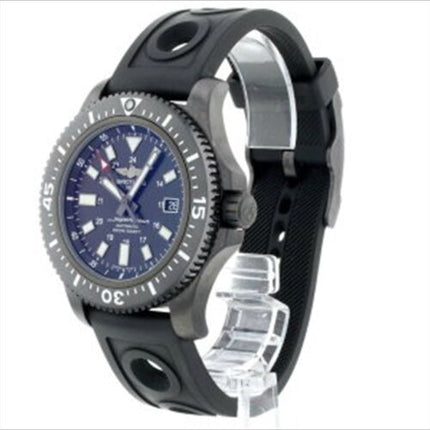 Breitling M17393 Super Ocean 44 Special Black Mens Wrist Watch M192B92OPB