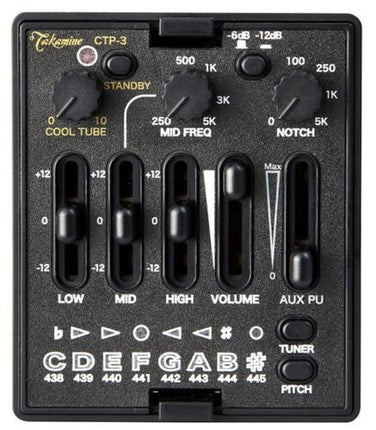 TAKAMINE CTP-3 TDP preamplifier DMP PTU Black Musical Instrument