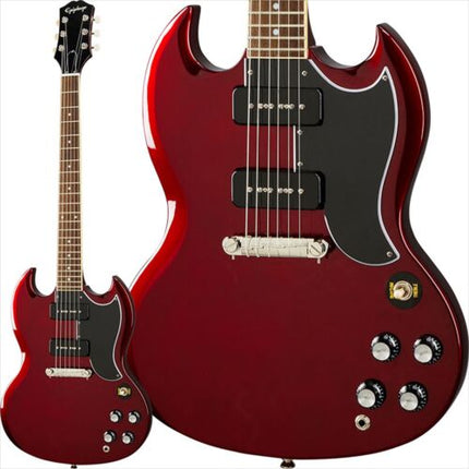 Epiphone Inspired by Gibson SG Special P-90 Sparkling Burgandy Guitar soft case