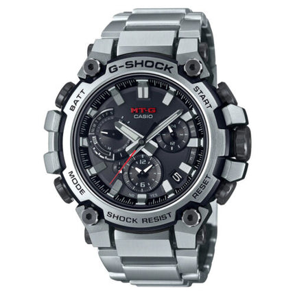 Casio MTG-B3000D-1AJF G-Shock solar radio clock Bluetooth men's Watch Silver
