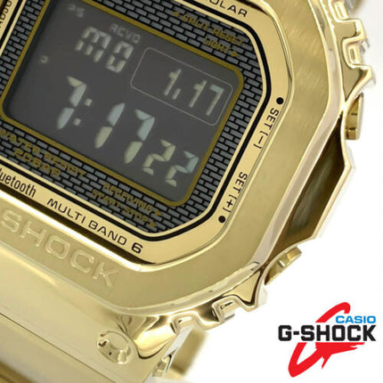 CASIO G-SHOCK GMW-B5000GD-9JF Solar Radio Men's Watch Bluetooth Gold Round
