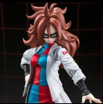 S.H.Figuarts BANDAI Dragonball Fighters Android No.21 Lab Coat Figure Anime