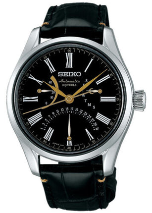 SEIKO PRESAGE SARD011 Black Mechanical Automatic Leather Men's Watch in Box