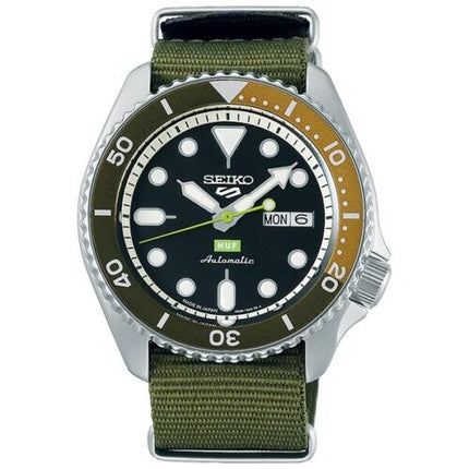 SEIKO 5 Sports HUF SBSA163 Green Limited Mechanical Nylon Men's Watch