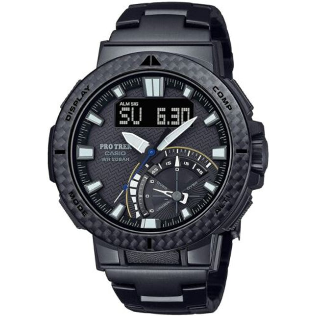 CASIO PROTREK Angler Line Radio Solar PRW-73XT-1JF Black Men's Watch in Box