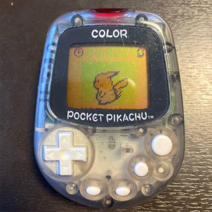 NINTENDO Pocket Pikachu Color Pedometer Pokemon Yellow & Clear set Virtual pet