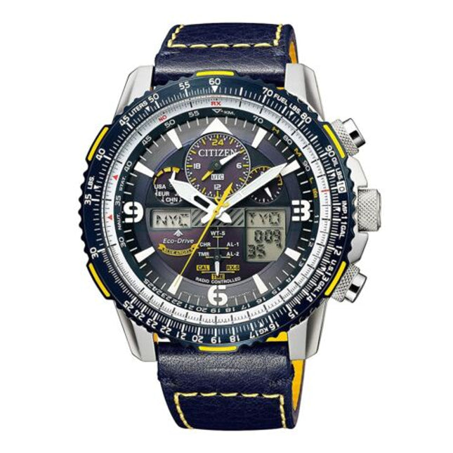 CITIZEN PROMASTER Eco-Drive Blue Angels JY8078-01L Solar Radio Men's Watch