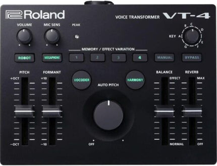 ROLAND VT-4 Voice Transformer Vocal Multi-Effects Processor Live Performance BLK