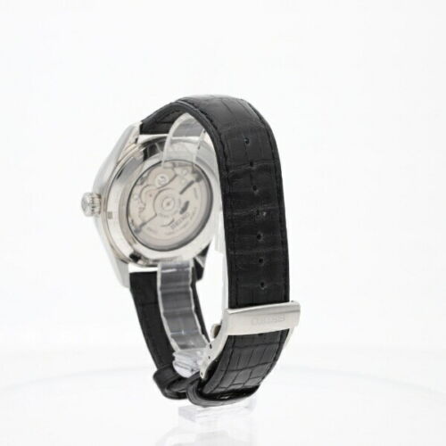 Seiko Presage SARX049 Enamel Dial Mechanical Men's Watch Analog Round Black Band