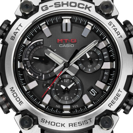 Casio MTG-B3000D-1AJF G-Shock solar radio clock Bluetooth men's Watch Silver