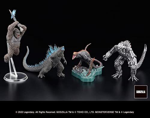 PSL Art Spirits Gekizo Series GODZILLA VS. KONG (2021) Figure AT-056 4 pcs BOX