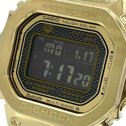 CASIO G-SHOCK GMW-B5000GD-9JF Solar Radio Men's Watch Bluetooth Gold Round