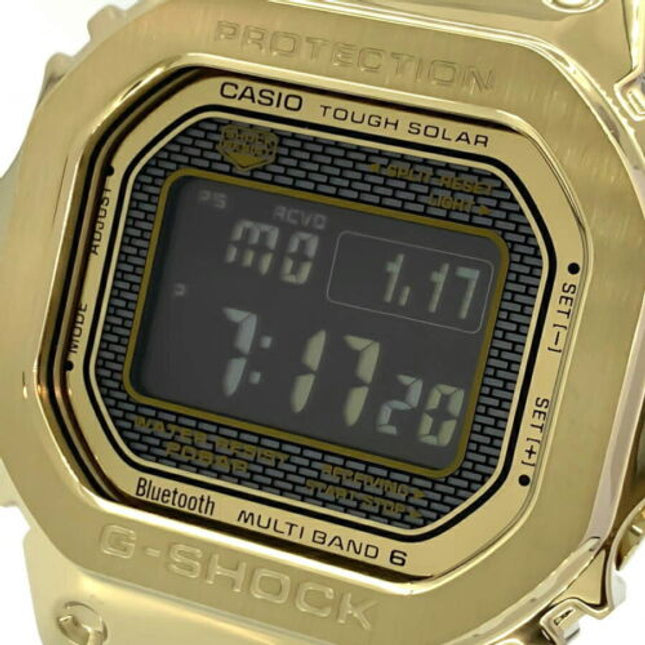 CASIO G-SHOCK GMW-B5000GD-9JF Solar Radio Men's Watch Bluetooth Gold Round