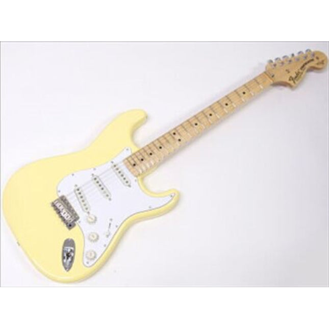 Fender Japan Yellow White Exclusive Yngwie Malmsteen Signature Stratocaster