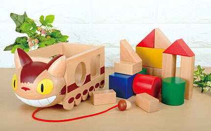 Studio Ghibli My Neighbor Cat Bus Building Blocks for Children Japan Limited New