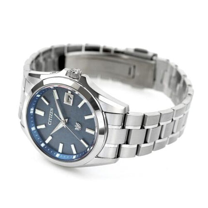 CITIZEN AQ4091-56M Eco-Drive Watch Men's Titanium Solar Analog Blue PSL