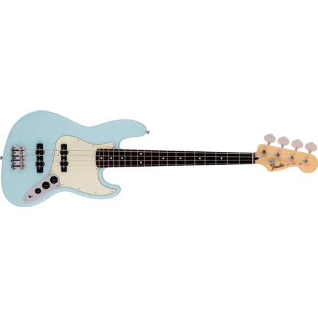 Fender Jazz Bass Junior Collection Satin Daphne Blue Made in with Case