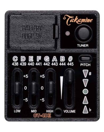 Takamine Japan-Pro Series CT4BII Acoustic Guitar Preamp Pro Chromatic Tuner BLK