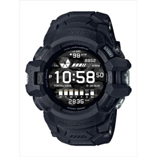 CASIO G-SHOCK G-SQUAD PRO Black Blue Bluetooth GSW-H1000-1JR
