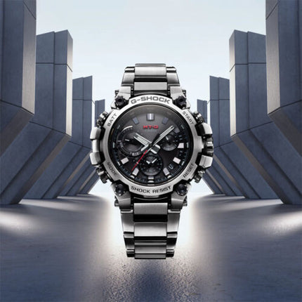 Casio MTG-B3000D-1AJF G-Shock solar radio clock Bluetooth men's Watch Silver