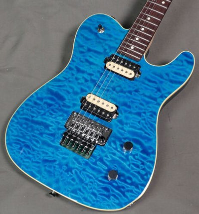 Fender FSR Made in Japan Modern Telecaster HH Caribbean Blue Transparent