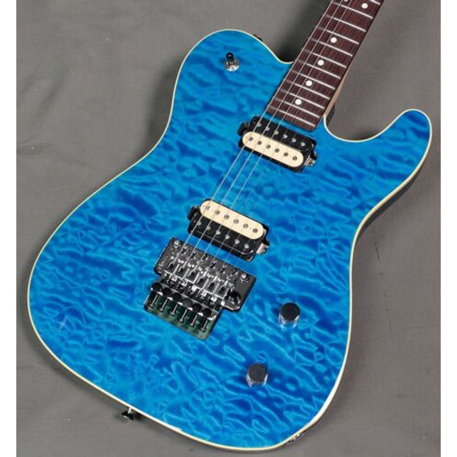 Fender FSR Made in Japan Modern Telecaster HH Caribbean Blue Transparent