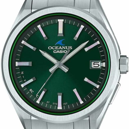 Brand- Casio OCEANUS OCW-T200S-3AJF Solar Radio Watch (Deep GREEN Dial) JDM