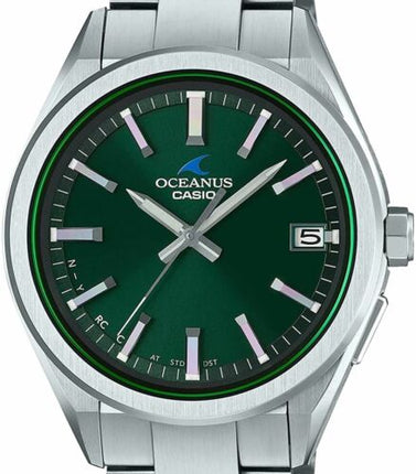 Brand- Casio OCEANUS OCW-T200S-3AJF Solar Radio Watch (Deep GREEN Dial) JDM