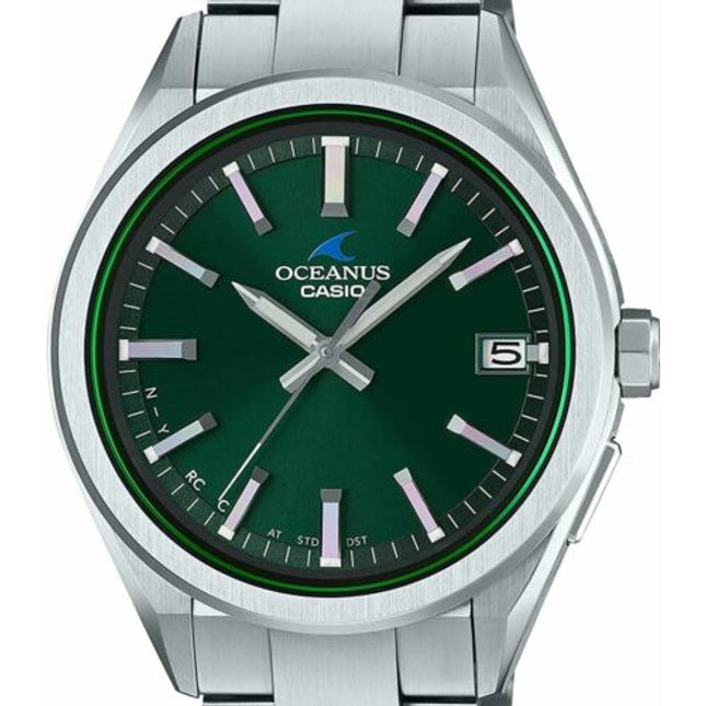 Brand- Casio OCEANUS OCW-T200S-3AJF Solar Radio Watch (Deep GREEN Dial) JDM