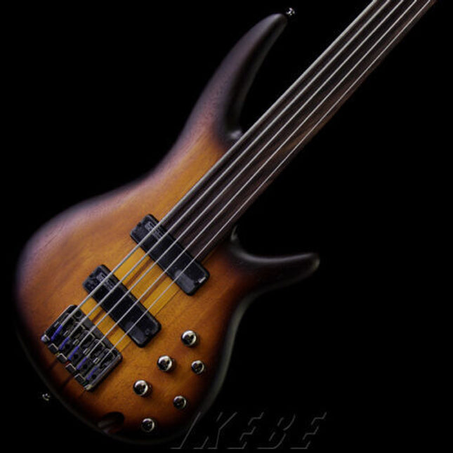 Ibanez SRF705-BBF Fretless Electric Bass 5 String Workshop Burst Flat  Brown